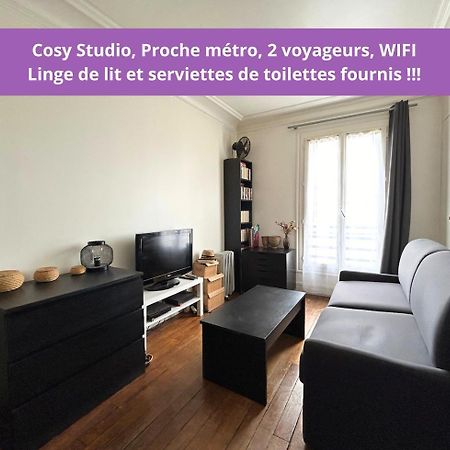 Cosy Studio - Proche Metro - 2 Voyageurs Daire Levallois-Perret Dış mekan fotoğraf